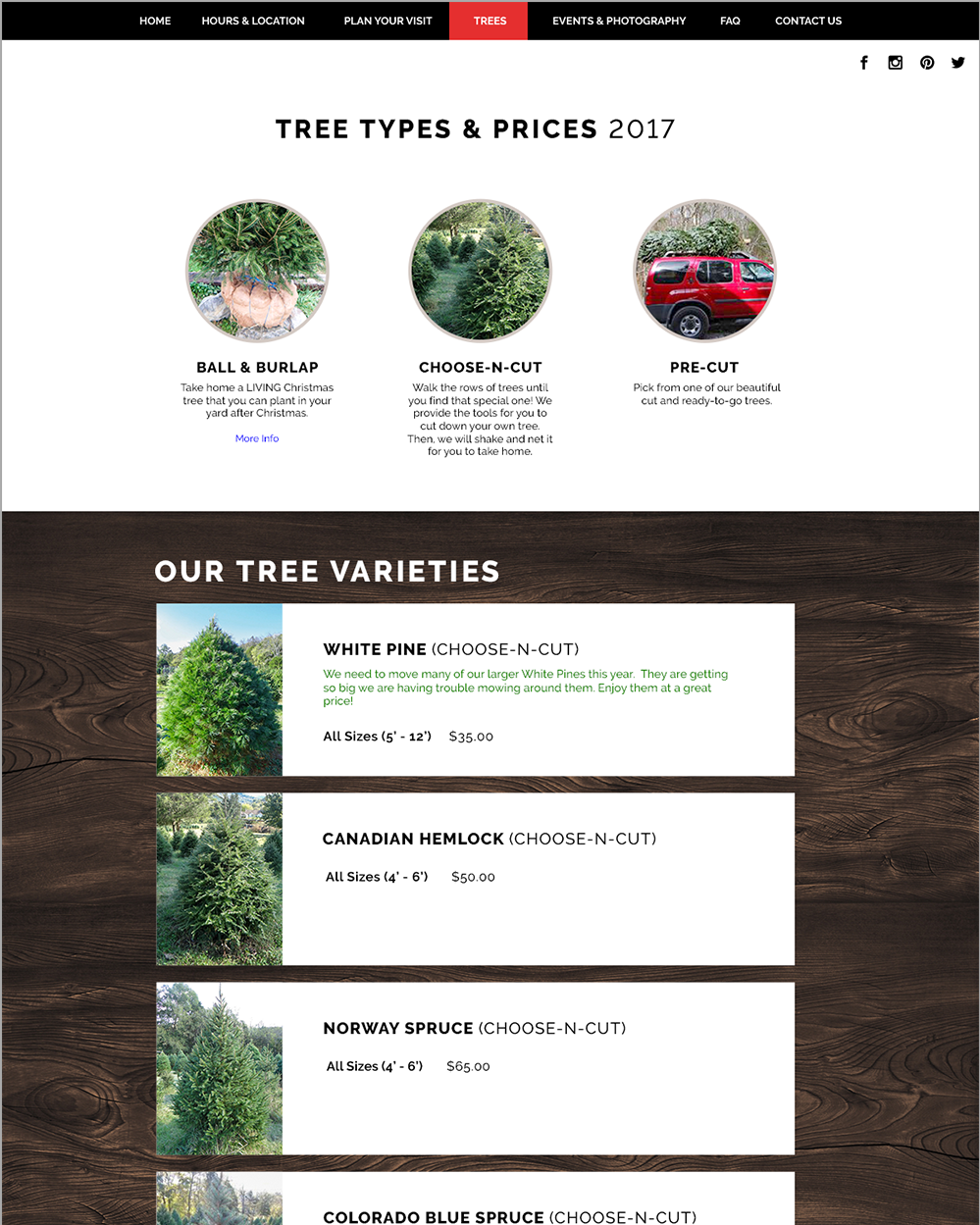 Trees Page
